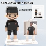 Custom Personalized Building Block Portrait Figurine, Custom Photo Brick Figure, Unique Christmas Gift for Couple Family