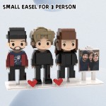 Custom Personalized Building Block Portrait Figurine, Custom Photo Brick Figure, Unique Christmas Gift for Couple Family