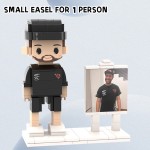 Custom Personalized Building Block Portrait Figurine, Custom Photo Brick Figure, Unique Christmas Gift for Couple Family