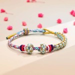 Rainbow Friendship Knot — 5-Color Silk & Adjustable Band | TiedIntention